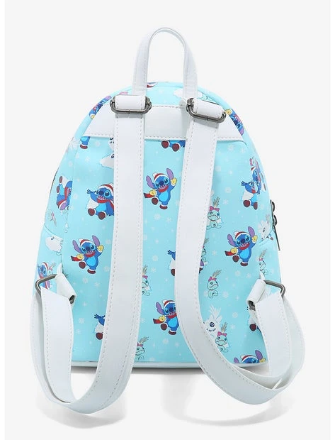 Disney Mini Backpack Lilo & Stitch Snow Day Loungefly 3 Disney Mini Backpack Lilo & Stitch Snow Day Loungefly - Image 3