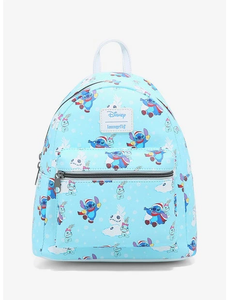 Disney Mini Backpack Lilo & Stitch Snow Day Loungefly 1 Disney Mini Backpack Lilo & Stitch Snow Day Loungefly