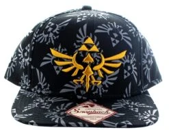 Bioworld Legend Of Zelda Crest All Over Print Snapback Hat