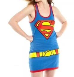 Bioworld Supergirl Character Juniors Tank Dress