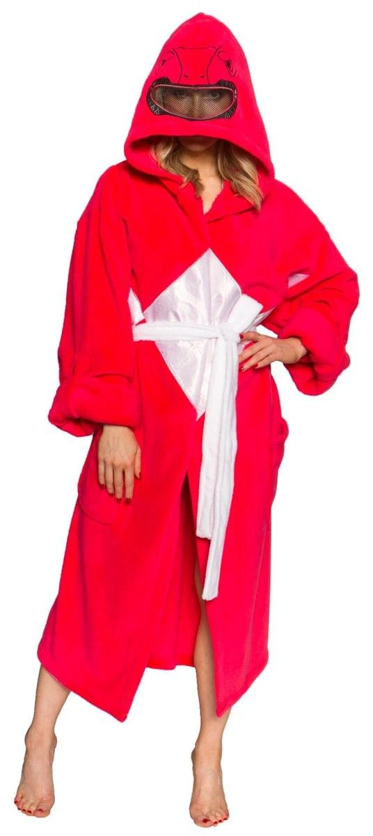 Power Rangers Adult Costume Robe, Red 1 Power Rangers Adult Costume Robe, Red