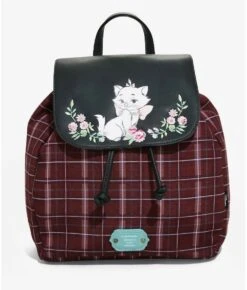 Loungefly Disney The Aristocats Marie Plaid Rucksack And Wallet Set