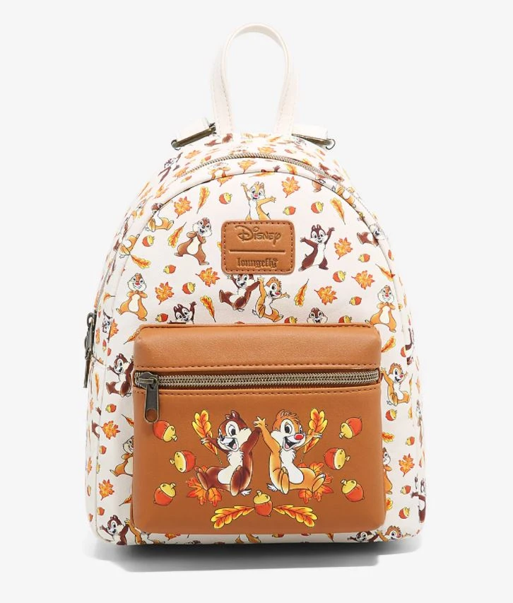 Loungefly Disney Chip 'N Dale Fall Mini Backpack 1 Loungefly Disney Chip 'N Dale Fall Mini Backpack