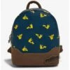 Pokemon Mini Backpack Detective Pikachu AOP Loungefly