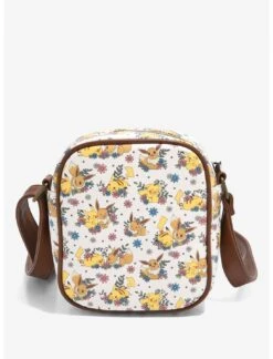 Pokemon Crossbody Pikachu & Eevee Floral Loungefly -LOUNGEFLY Store EeveePika2