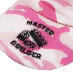 Master Builder Camo Hat | Pink & Cream Cap | Adjustable Size 10 Master Builder Camo Hat | Pink & Cream Cap | Adjustable Size -LOUNGEFLY Store FCM 01267 CD
