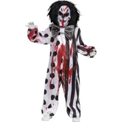 Bleeding Killer Clown Child Costume