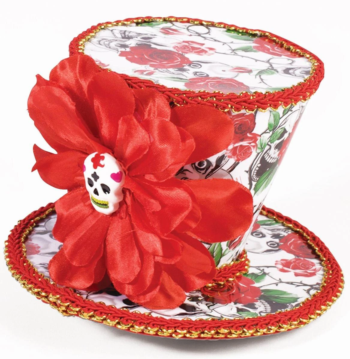 Forum Novelties Day Of The Dead Mini Costume Top Hat 1 Forum Novelties Day Of The Dead Mini Costume Top Hat