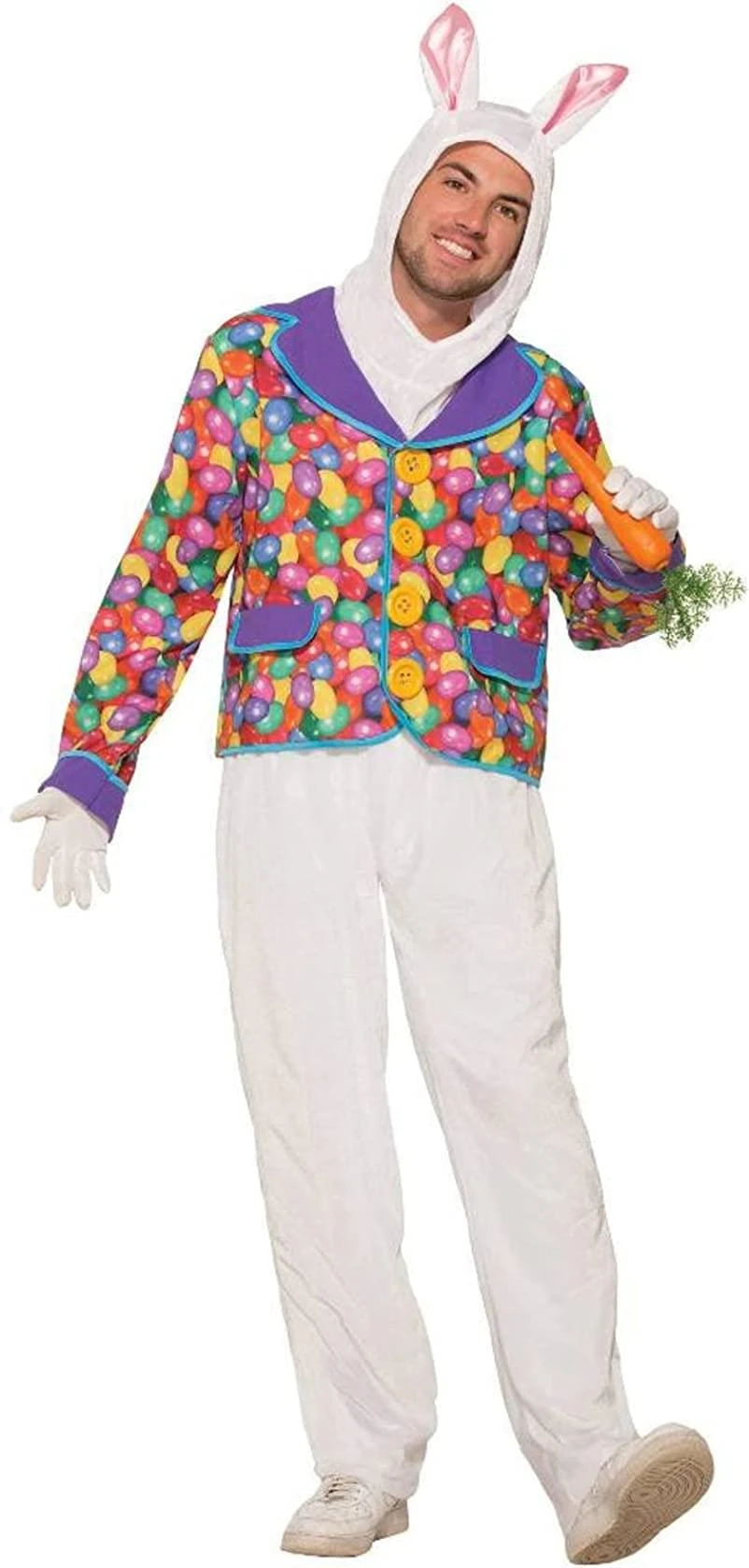 Forum Novelties Easter Bunny With Jacket Adult Costume | Standard 1 Forum Novelties Easter Bunny With Jacket Adult Costume | Standard