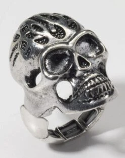 Forum Novelties Biker Skull Ring Costume Jewelry Adult