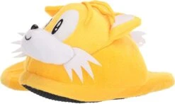 Sonic The Hedgehog Tails Head Adult Plush Slippers | One Size Fits All -LOUNGEFLY Store GEE 8826 CC