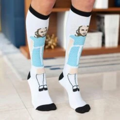 The Shining Collectibles | The Shining Exclusive Grady Twins White Crew Socks -LOUNGEFLY Store HYP TK280 CE