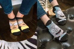 Rick And Morty Novelty Low-Cut Unisex Ankle Socks | 5 Pairs -LOUNGEFLY Store HYP TK655 CE