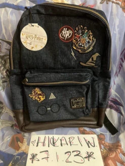 Harry Potter Denim Backpack Loungefly