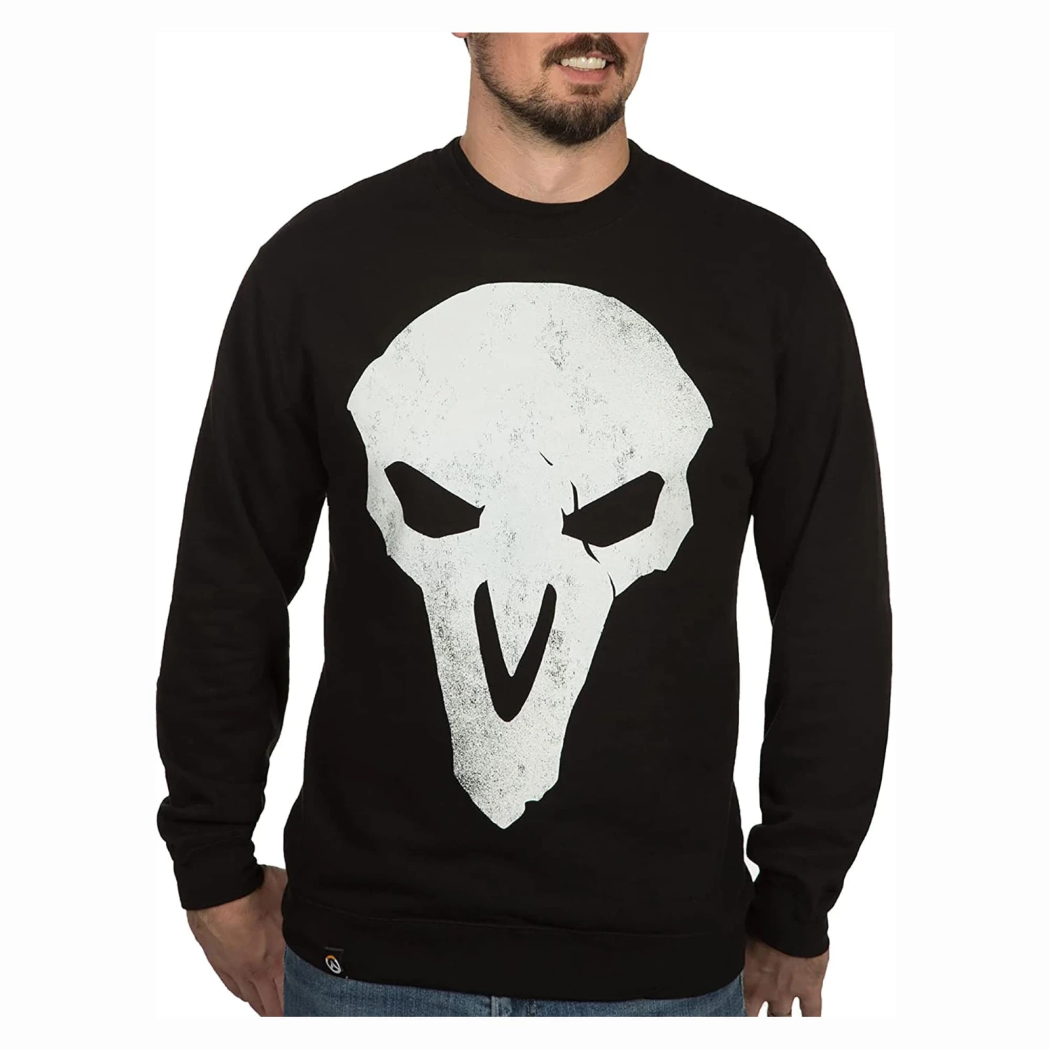 Overwatch Reaper Crew Neck Fleece | Black 1 Overwatch Reaper Crew Neck Fleece | Black