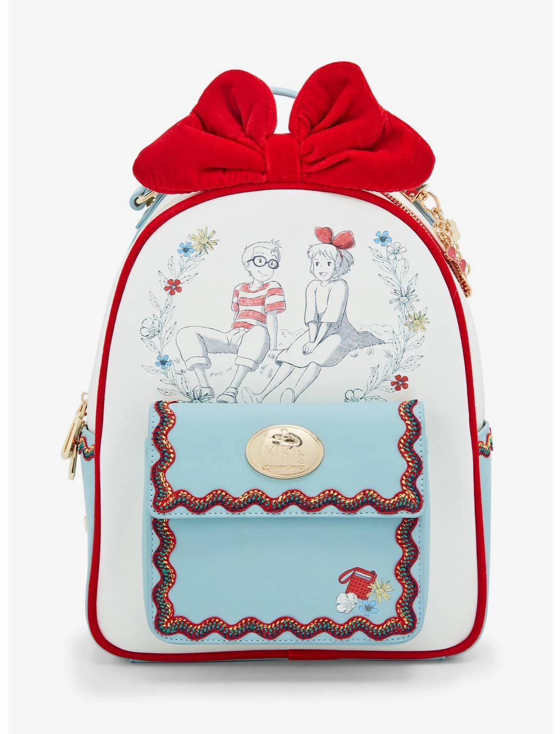 Studio Ghibli Mini Backpack Kiki's Delivery Service Bow Loungefly 1 Studio Ghibli Mini Backpack Kiki's Delivery Service Bow Loungefly