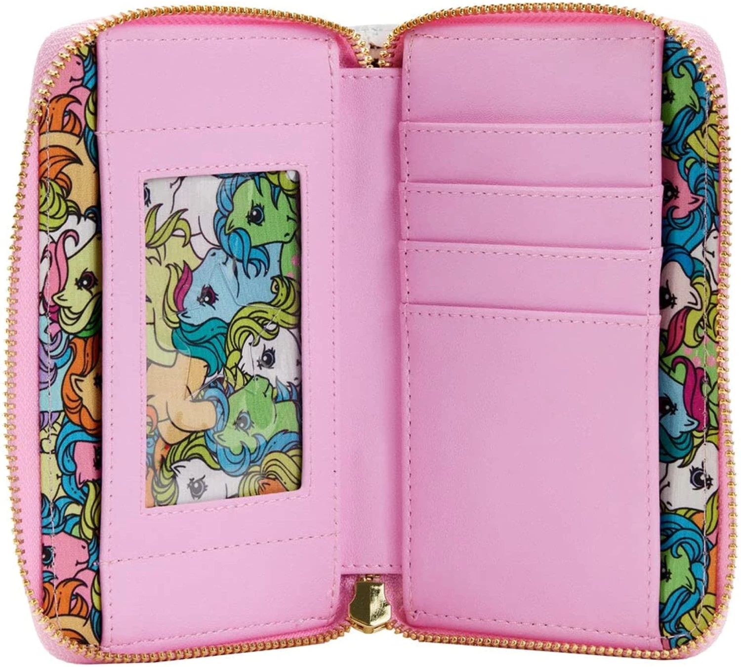 LOUNGEFLY My Little Pony Castle Zip Around Wallet 2 LOUNGEFLY My Little Pony Castle Zip Around Wallet - Image 2
