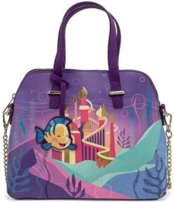 LOUNGEFLY Disney The Little Mermaid Ariel Castle Crossbody Purse -LOUNGEFLY Store LFY WDTB2280 CD 571793fd 4409 4f8a afc7 6b61a428e7bc