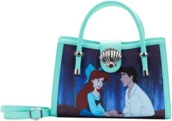 LOUNGEFLY Disney The Little Mermaid Princess Scenes Crossbody Bag