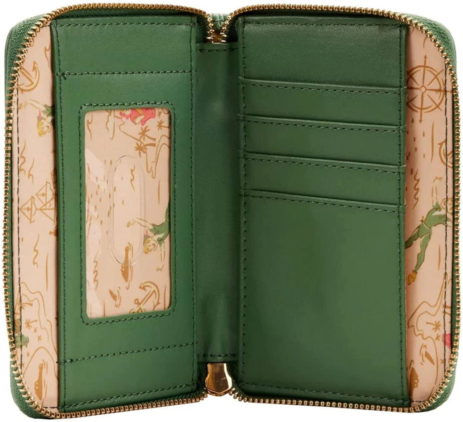 LOUNGEFLY Disney Peter Pan Book Zip Around Wallet 2 LOUNGEFLY Disney Peter Pan Book Zip Around Wallet - Image 2