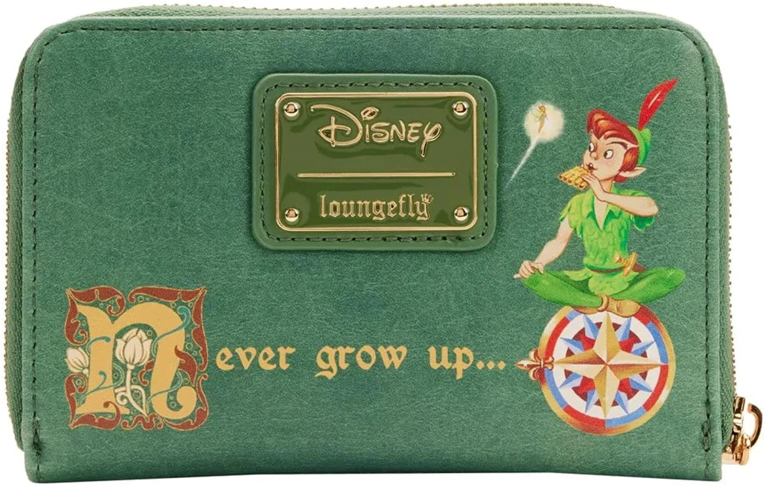 LOUNGEFLY Disney Peter Pan Book Zip Around Wallet 4 LOUNGEFLY Disney Peter Pan Book Zip Around Wallet - Image 4