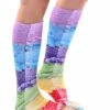 Ice Cream Photo Print Knee High Socks
