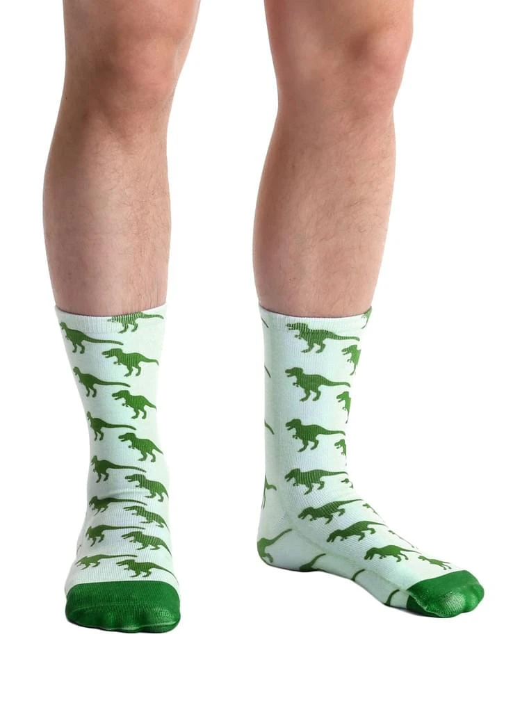 Living Royal Photo Print Crew Socks: Dinosaur 2 Living Royal Photo Print Crew Socks: Dinosaur - Image 2