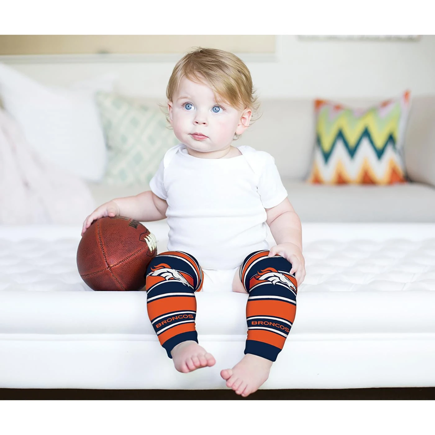 Denver Broncos NFL Baby Leggings 2 Denver Broncos NFL Baby Leggings - Image 2