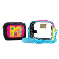 MTV Crossbody Clear & Neon Loungefly -LOUNGEFLY Store MTV3