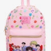 Ouran Highschool Host Club Mini Backpack Floral Pink Group Bioworld