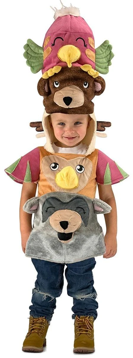 Totem Pole Child Costume X-Small 1 Totem Pole Child Costume X-Small