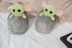 Star Wars: The Mandalorian The Child Grogu 3D Slippers -LOUNGEFLY Store RBF 16365 CC