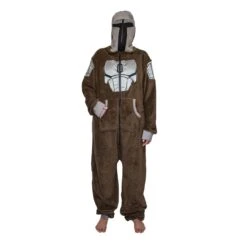 Star Wars: The Mandalorian, Bounty Hunter Unisex Onesie For Adults -LOUNGEFLY Store RBF 16457 CA