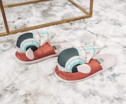 Star Wars Boba Fett Firespray Gunship Unisex Slippers For Adults 17 Star Wars Boba Fett Firespray Gunship Unisex Slippers For Adults -LOUNGEFLY Store RBF 16961 CB