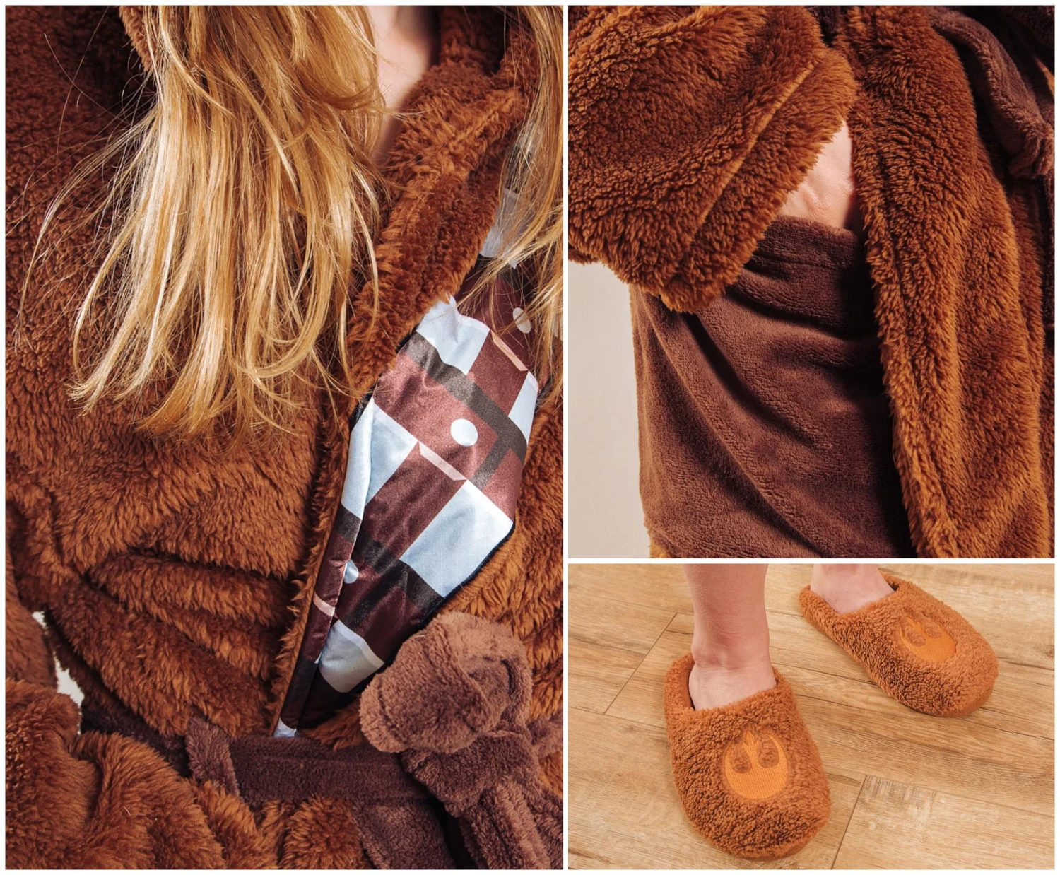 Star Wars Chewbacca Robe And Slipper Set For Adults 9 Star Wars Chewbacca Robe And Slipper Set For Adults - Image 9