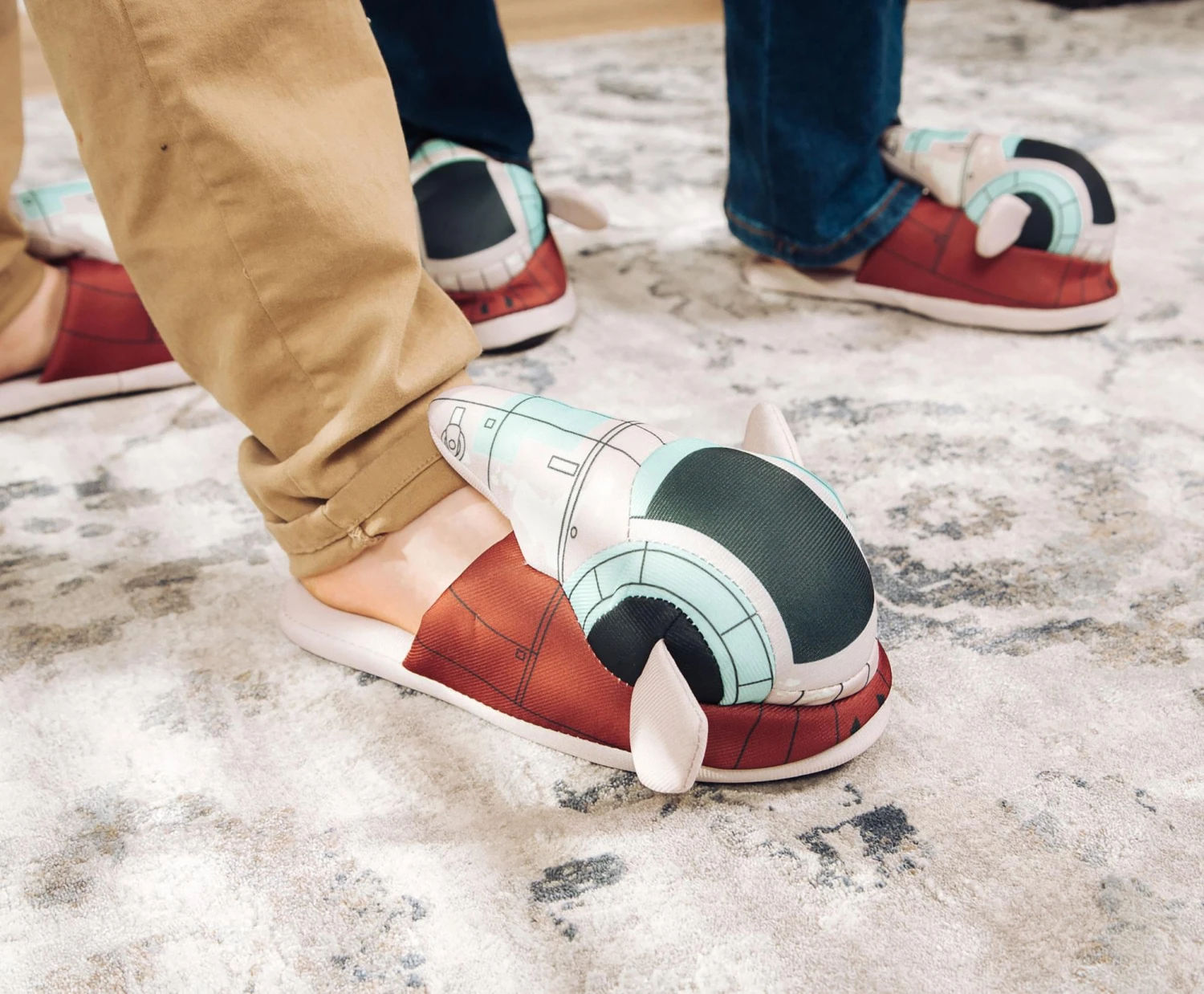 Star Wars Boba Fett Firespray Gunship Unisex Slippers For Adults 11 Star Wars Boba Fett Firespray Gunship Unisex Slippers For Adults - Image 11