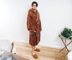 Star Wars Chewbacca Robe And Slipper Set For Adults 21 Star Wars Chewbacca Robe And Slipper Set For Adults -LOUNGEFLY Store RBF 17740 CD