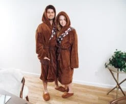 Star Wars Chewbacca Robe And Slipper Set For Adults 25 Star Wars Chewbacca Robe And Slipper Set For Adults -LOUNGEFLY Store RBF 17740 CF