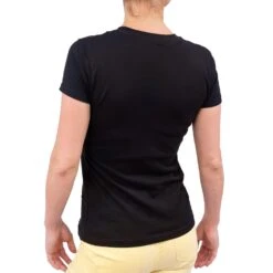 Felicity Gold Logo Junior's Black Cotton T-Shirt -LOUNGEFLY Store RPJ F3JS2001S CC