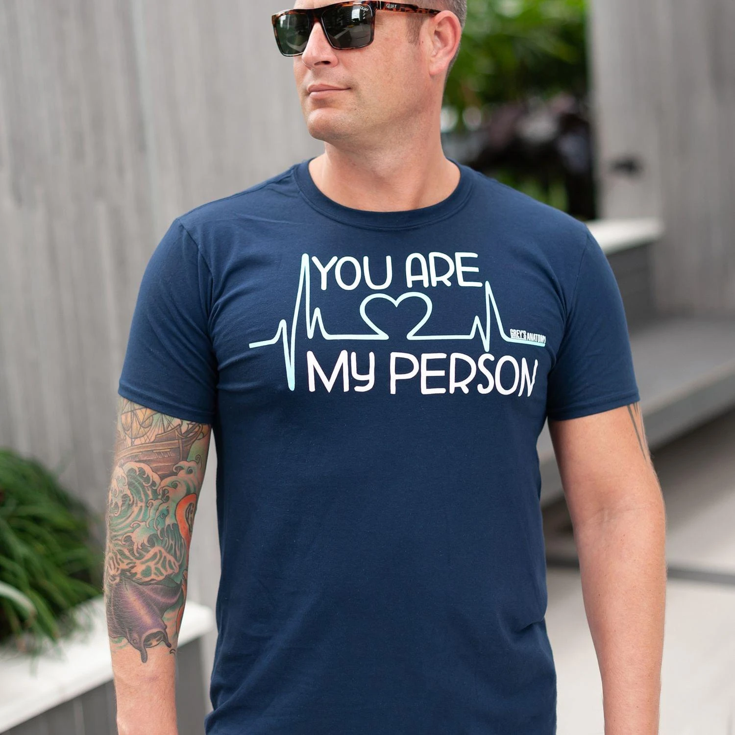 Greys Anatomy "You Are My Person" Adult Navy T-Shirt 6 Greys Anatomy "You Are My Person" Adult Navy T-Shirt - Image 6