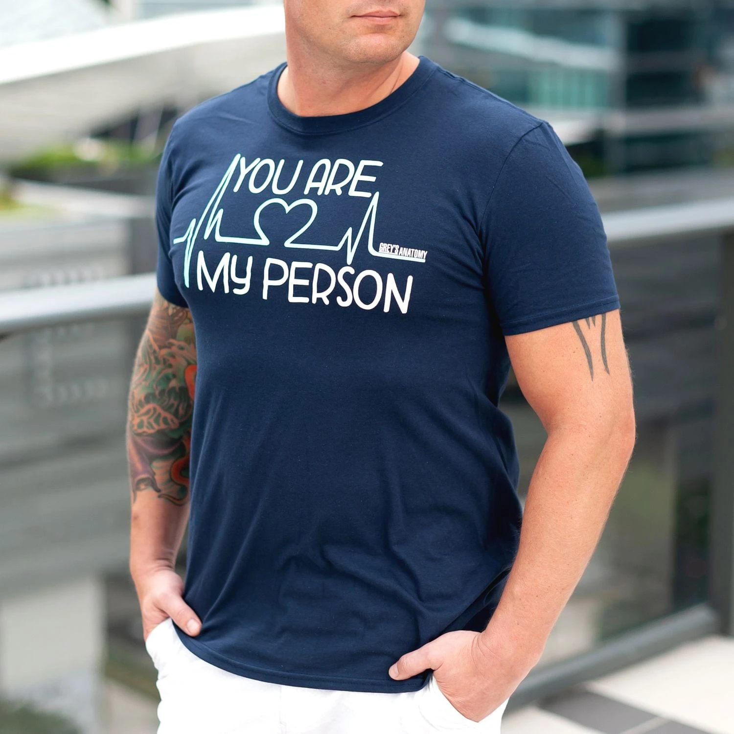 Greys Anatomy "You Are My Person" Adult Navy T-Shirt 7 Greys Anatomy "You Are My Person" Adult Navy T-Shirt - Image 7