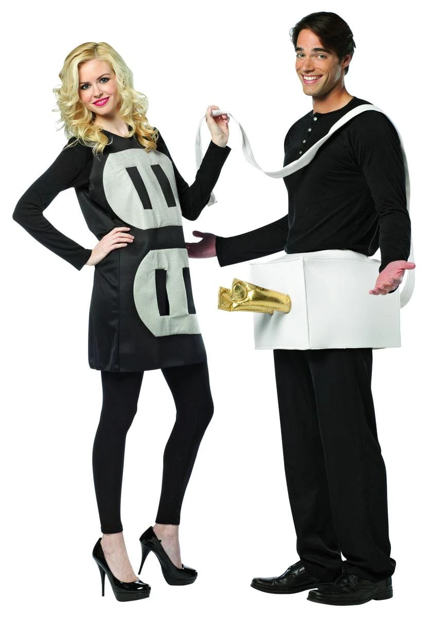Plug & Socket Couples Costume Lightweight Adult 1 Plug & Socket Couples Costume Lightweight Adult