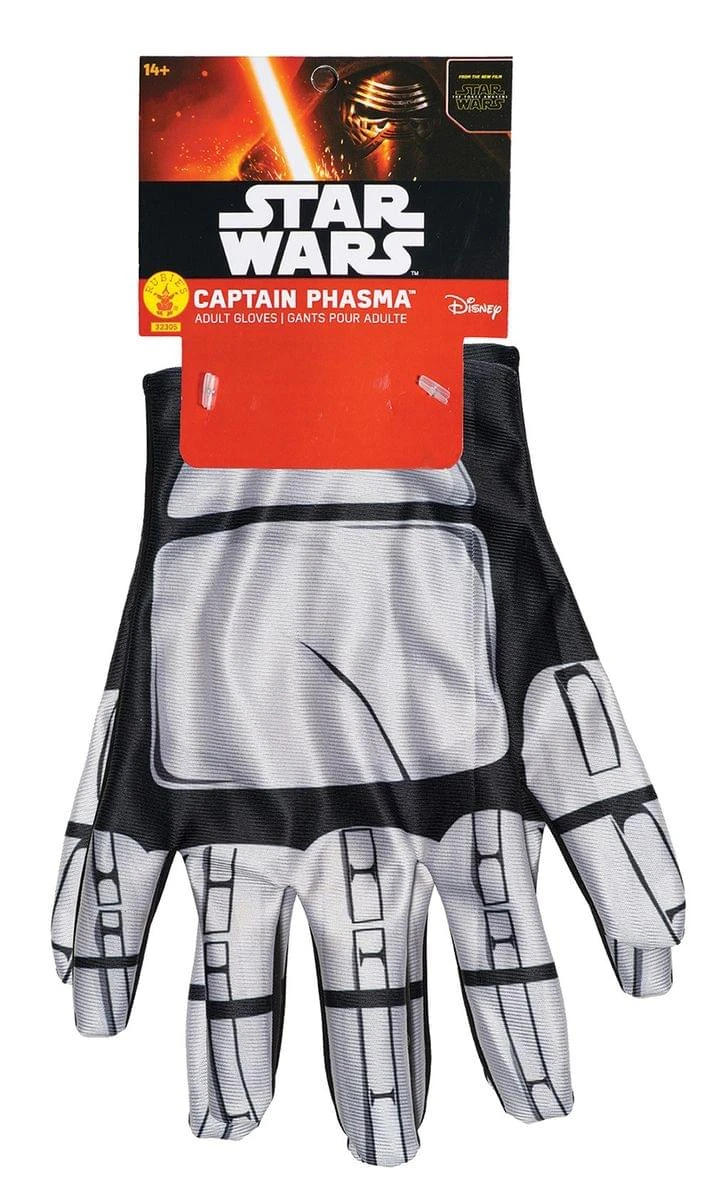 Star Wars The Force Awakens Adult Costume Accessory Captain Phasma Gloves 1 Star Wars The Force Awakens Adult Costume Accessory Captain Phasma Gloves