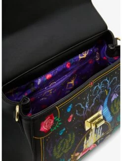 Disney Crossbody Sleeping Beauty Folkart Loungefly -LOUNGEFLY Store SBfolk4