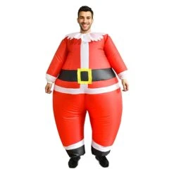 Santa Inflatable Costume W/out Hat Adult