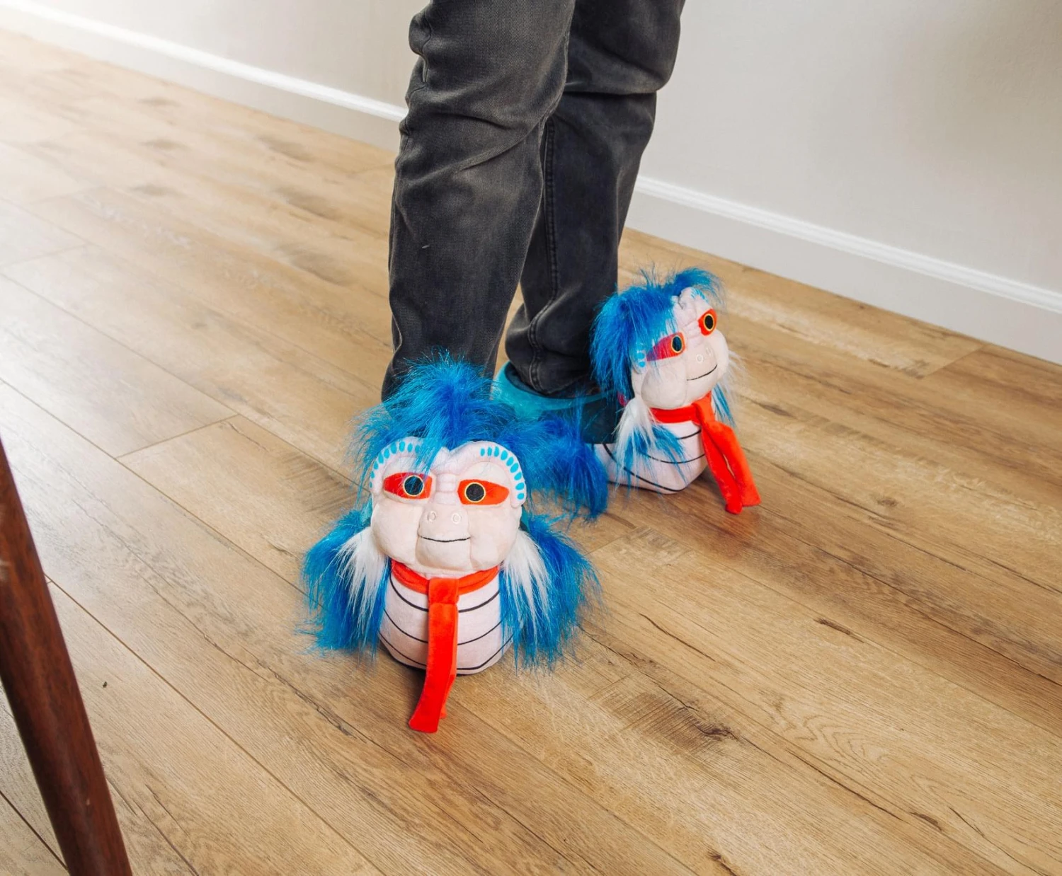 Labyrinth Ello Worm Plush Slippers For Adults | One Size Fits Most 3 Labyrinth Ello Worm Plush Slippers For Adults | One Size Fits Most - Image 3