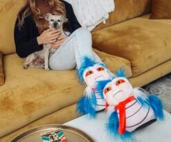 Labyrinth Ello Worm Plush Slippers For Adults | One Size Fits Most 11 Labyrinth Ello Worm Plush Slippers For Adults | One Size Fits Most -LOUNGEFLY Store SRE SLP LBTH ELLO CE