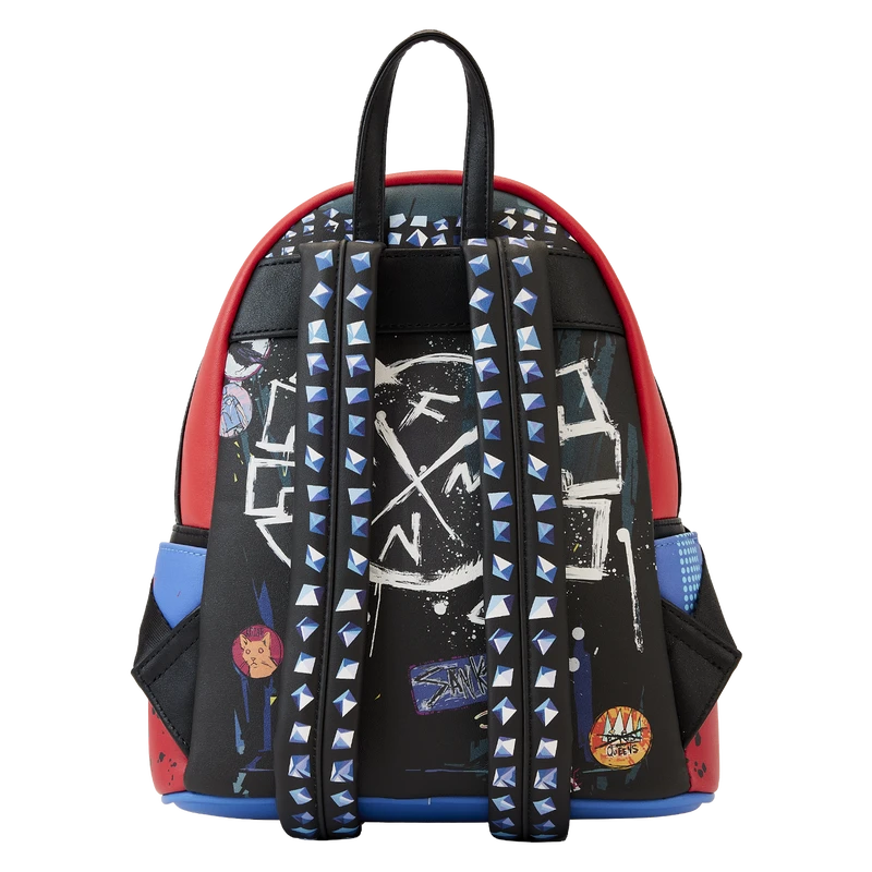 Marvel Mini Backpack Spiderman Spider-Punk Cosplay Loungefly 3 Marvel Mini Backpack Spiderman Spider-Punk Cosplay Loungefly - Image 3