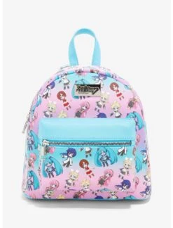 Vocaloid Mini Backpack Vocaloid Virtual Singers Ombre AOP Bioworld -LOUNGEFLY Store VocaloidAOP1