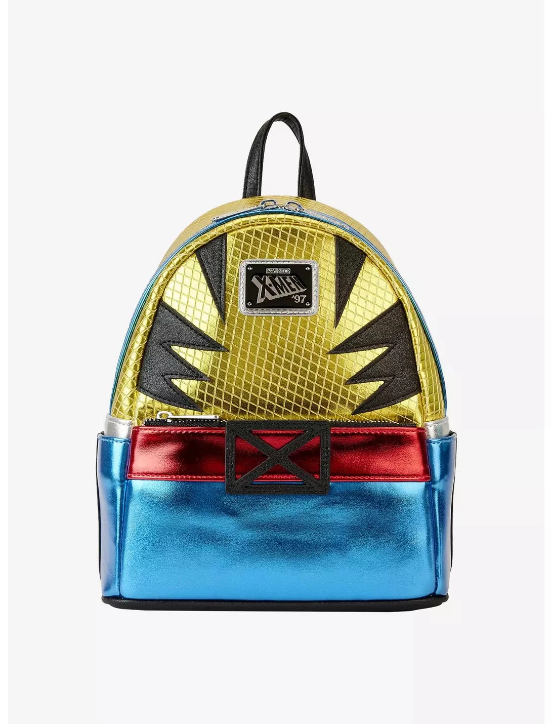 Marvel Mini Backpack X-Men Wolverine Suit Metallic Loungefly 1 Marvel Mini Backpack X-Men Wolverine Suit Metallic Loungefly